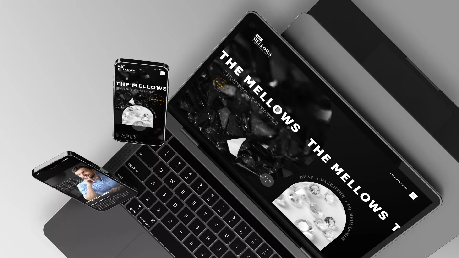 Разработка сайта креативного агентства «The Mellows» в Карачеве